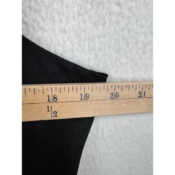 Forever Amelia Ruby Dress pleated maxi cocktail halter Black‎ sz 16 - Picture 6 of 10